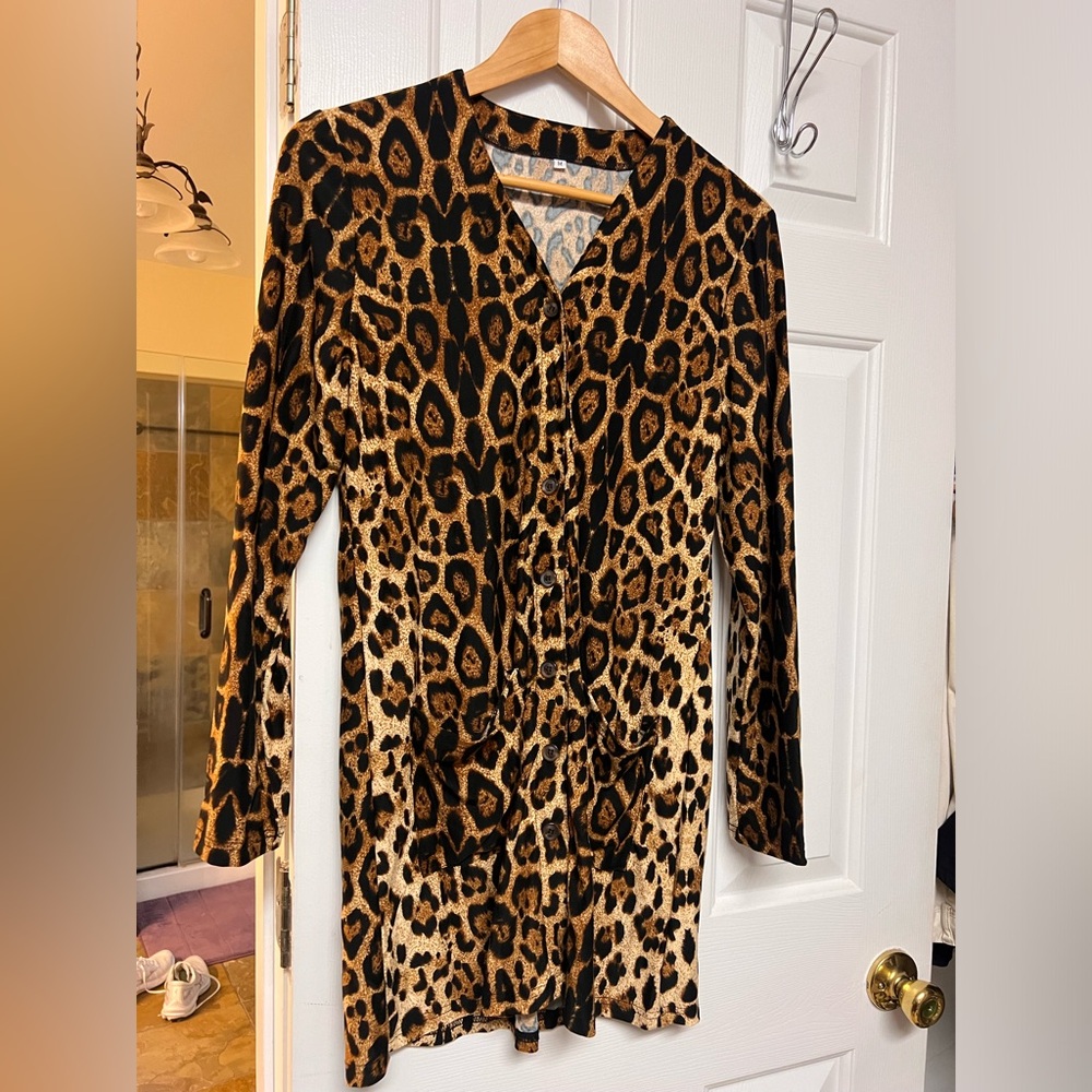 Women’s Full button long dress shirt